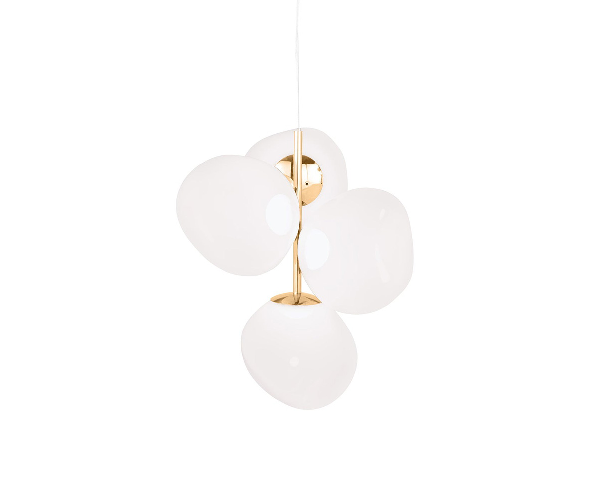 Ｔｏｍ Ｄｉｘｏｎ シャンデリア メルトミニシャンデリア 簡易取付/引掛シーリング 3200lm 内蔵LED24W 3000K オパール MELT MINI CHANDELIER OPAL-ST