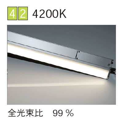 ＴＥＳ ＬＩＧＨＴＩＮＧ LED棚下照明 ドットレスラインバー TEI-951X 1200タイプ 本体寸法1137mm 白色 4200K TEI-9512-42の画像