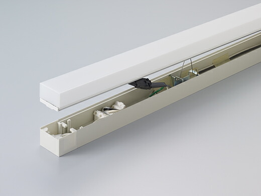 【残りわずか】 ＤＮライティング　TRIM LINE　交換用LEDモジュール　間接照明　TM S　スクエア型カバー　全長1248mm　白色　TM1250WS ※受注生産品