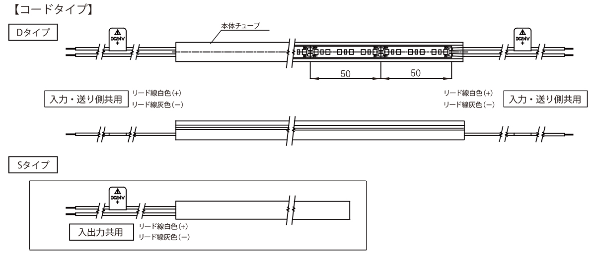 ＴＥＳ ＬＩＧＨＴＩＮＧ フレキシブル照明 QoonelaミルキーBlack TQMB 全長2010mm 2200K 電球色 片側コードタイプ TQMB-2010-22-S ※受注生産品の画像