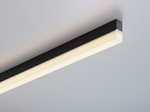 ＤＮライティング　TRIM LINE　LED照明器具　間接照明　TRE2-APD　調光兼用型　本体色:黒(ブラック)　全長500mm　温白色　TRE2-500WW-BK-APD ※受注生産品