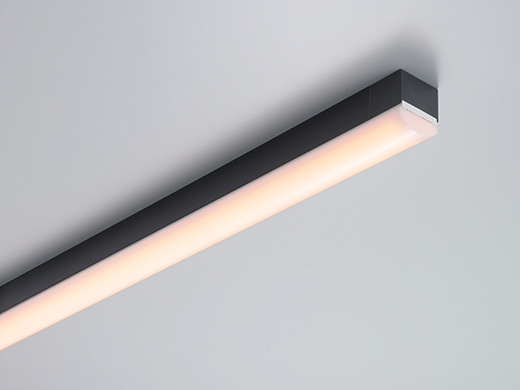 ＤＮライティング　LED照明器具 間接照明 TRH D-FPL 調光兼用 ドーム型カバー 1500mm 本体色:黒色(ブラック) 電球色(2800K)　TRH1500L28D-BK-FPL ※受注生産品