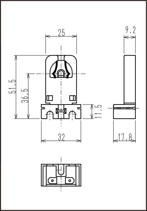 TOZAI 蛍光灯用L形ソケット G13口金用...の詳細画像3