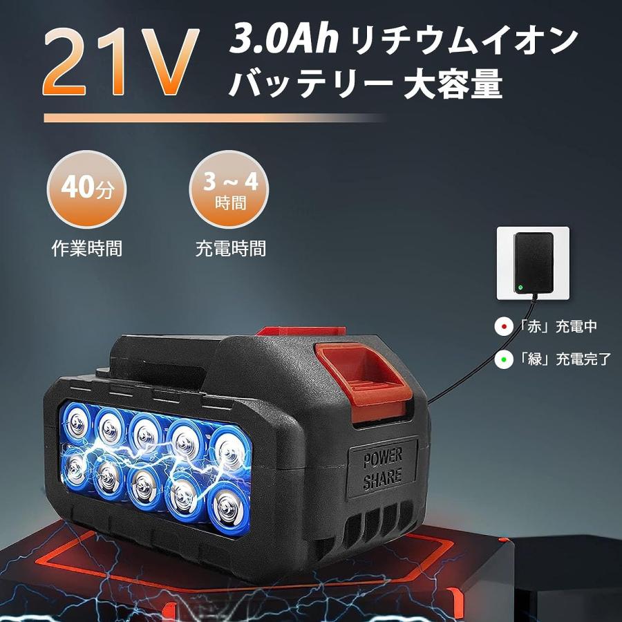 高圧洗浄機 コードレス 充電式 LCD電池残量表示付き 5Mpa最大吐出圧力