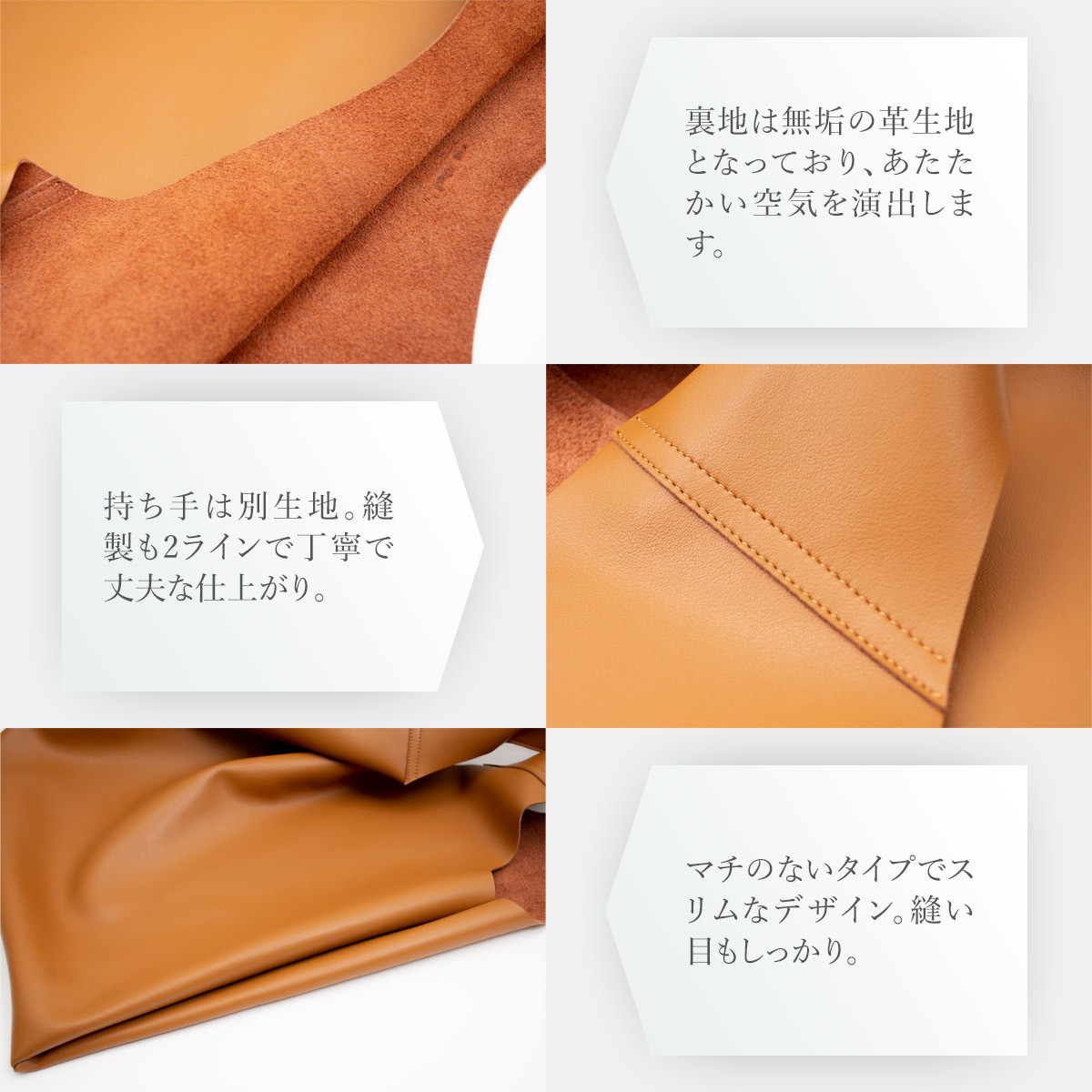 RafiCaro トートバッグ レディース メンズ 革 牛革 ブランド 大