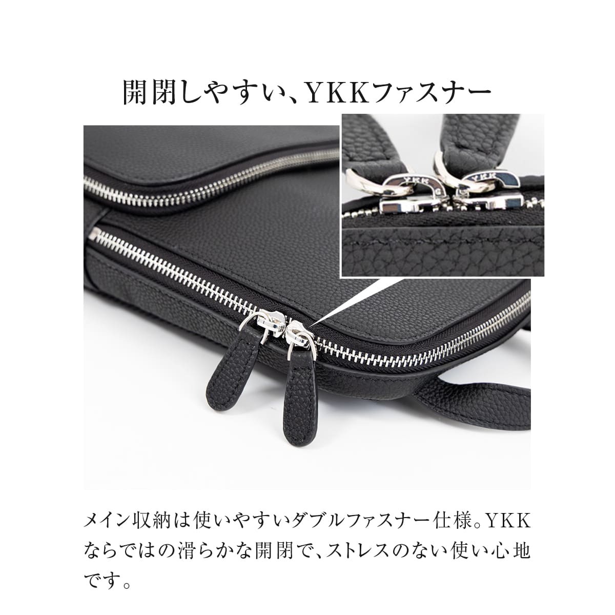 ボディバッグ メンズ 本革 背面メッシュ 幅広ストラップ YKKファスナー