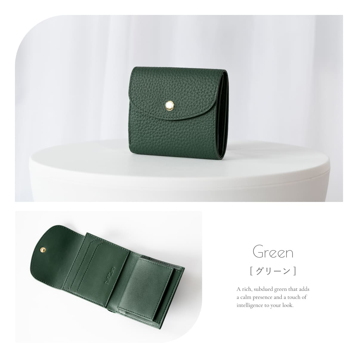 RafiCaro（ラフィカロ） ミニ財布 レディース 本革 コンパクト 財布