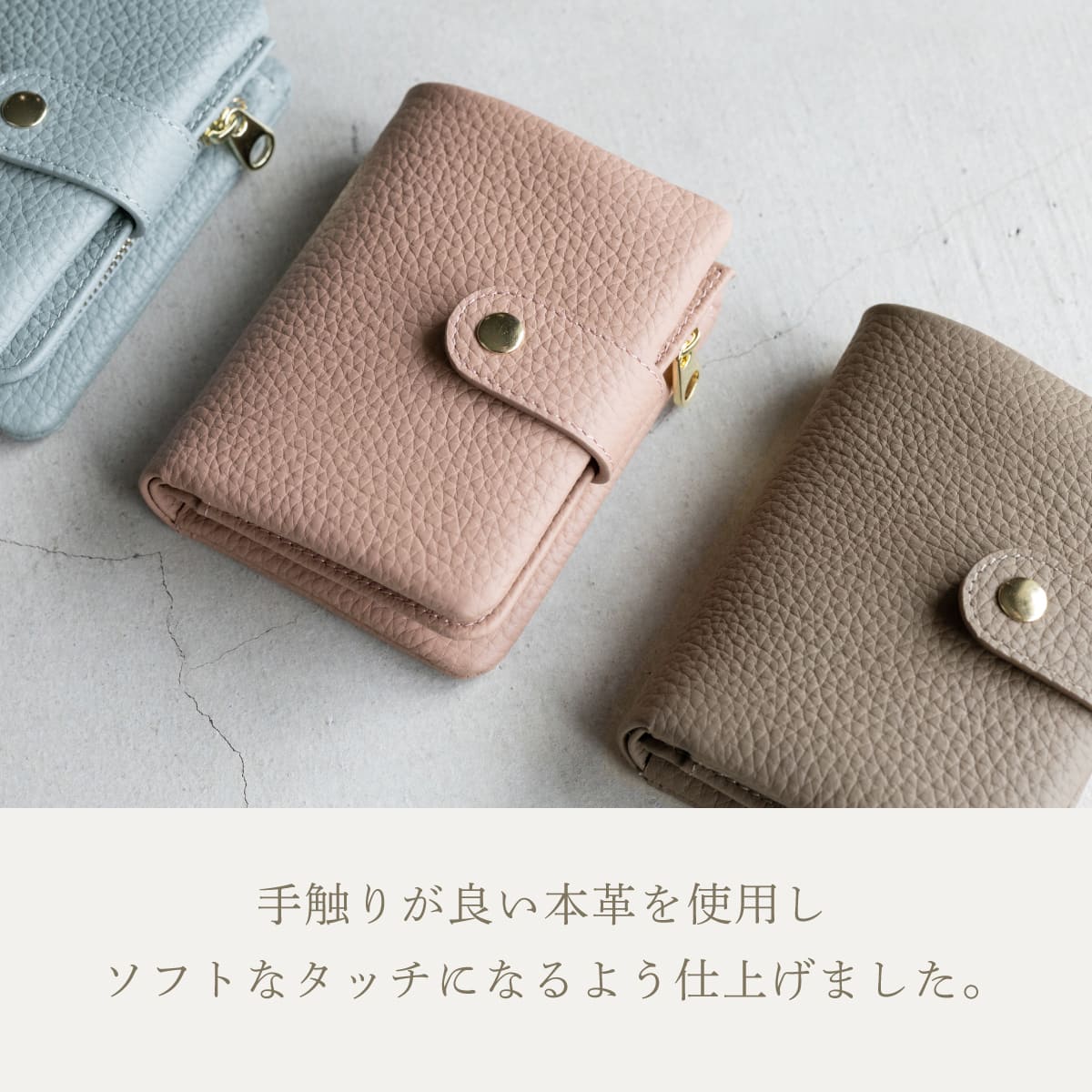 【新品未使用】財布　コンパクト　折りたたみ　二つ折り　レザー　本革　牛革 財布 メンズ 二つ折り 本革 薄型 大容量 ポケット レザー カーボン