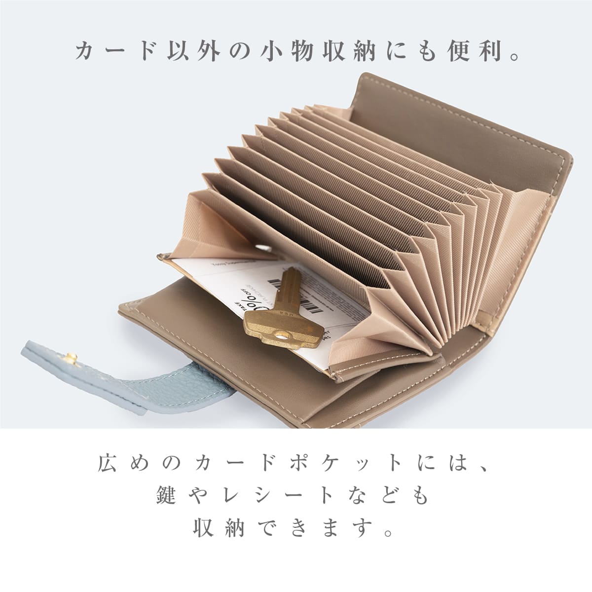 RafiCaro（ラフィカロ） ミニ財布 レディース お札が折れない 牛革 大