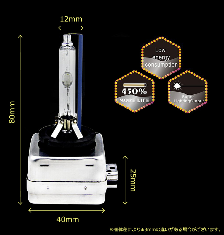 ※在庫限り※ HID交換バルブ D1C-6000K / 8000K 2個セット 35W ヘッドライト 国内配送 カー用品