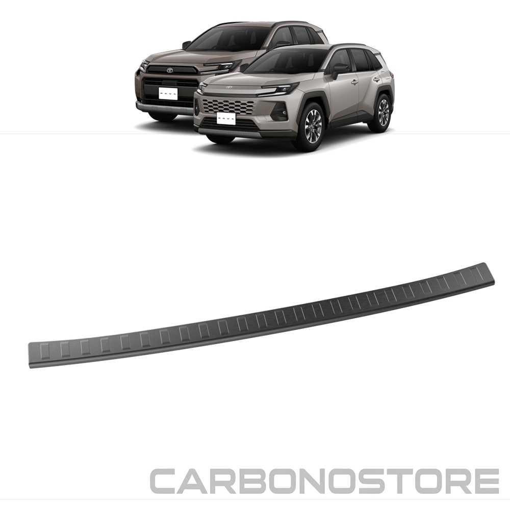 新型 RAV4 60系 リアバンパーステップガード スカッフプレート