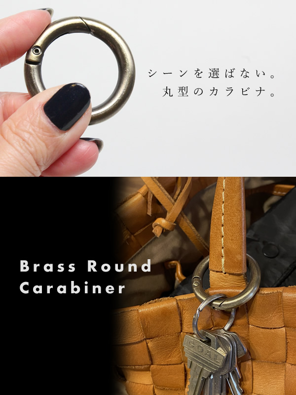 同色2個セット キーホルダー キーフック ブラ...の詳細画像1