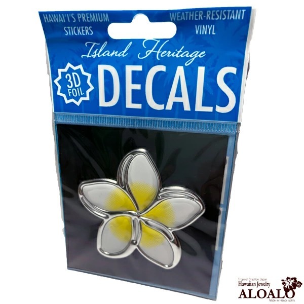 ハワイアン 雑貨 3Dステッカー 防水 カーアクセサリー フォイルタイプ