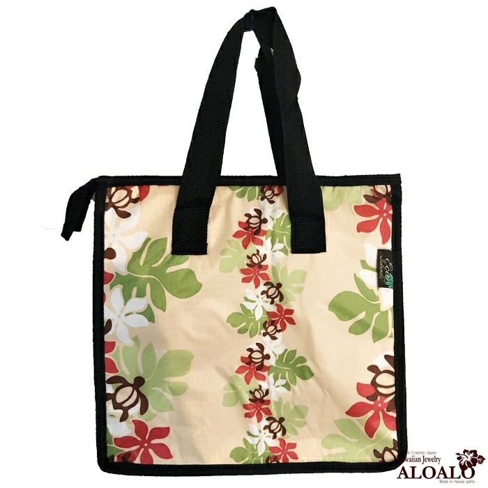 保冷バッグ お弁当 エコバッグ マルシェバッグ ハワイアン 大き目