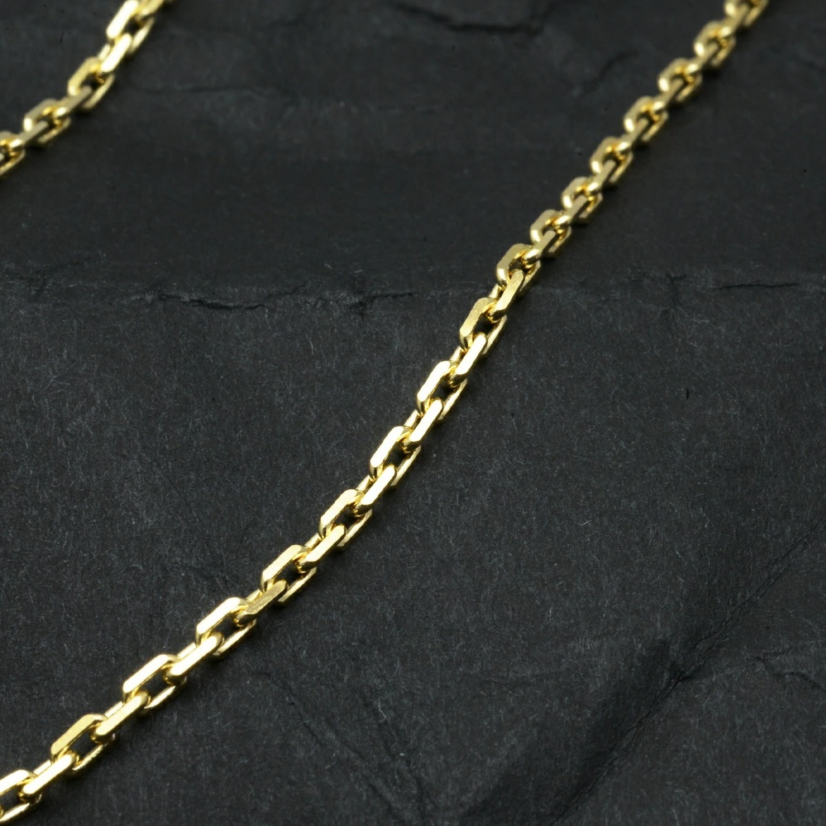 メンズ チェーン k18 ネックレス K18 イエローゴールド 男性 カットアズキチェーン 幅1.5mm 50cm プレゼント ギフト gold  necklace : ach1660c50 : ハワイアンジュエリー アロハマナ - 通販 - Yahoo!ショッピング