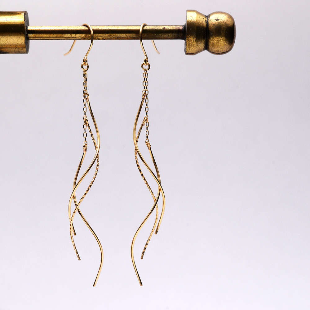 ALOHA MANA（アロハマナ） 【数量限定】18金 K18 ピアス ゴールド