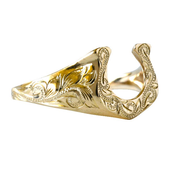 203jewelry 指輪　馬蹄　10号　リング　ジュエリー Amazon | [silver KYASYA] ホースシューリング 馬蹄リング 18KGP