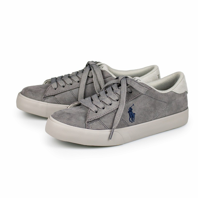 Polo Ralph Lauren スニーカー グレー 27cm 中古品 - メルカリ