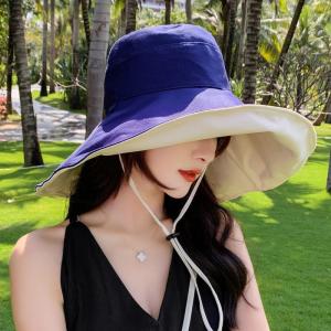 帽子 つば広 レディース UVカット ハット 日よけ 両面着 大きいサイズ 紫外線対策 日焼け対策 ...