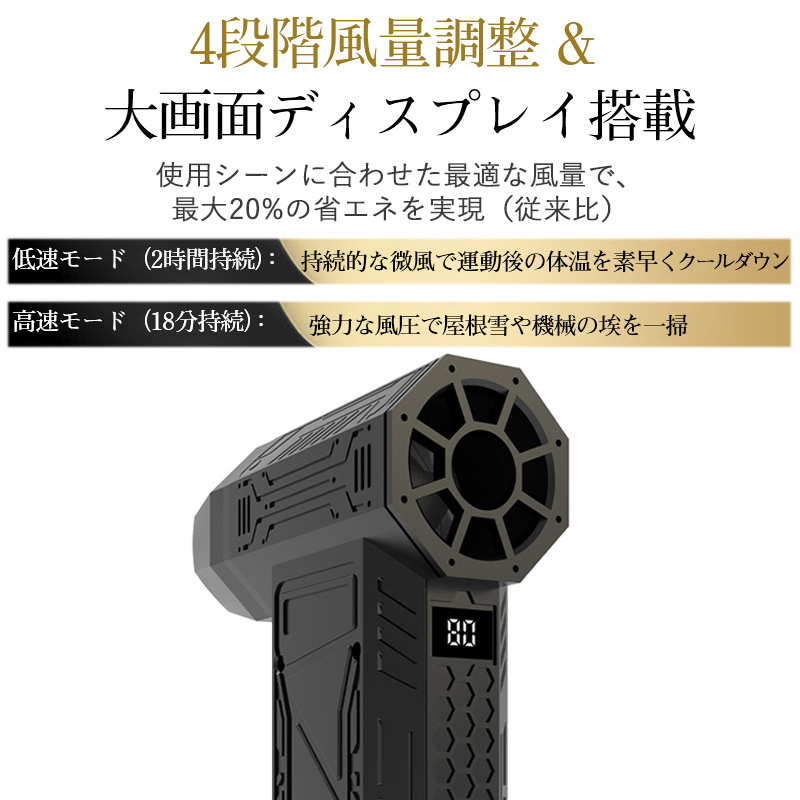 X64新型 ブロアー X64 エアダスター 240km/h風速 高速充電 【公式通販】