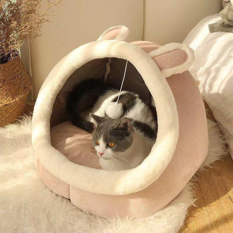 在庫一掃！ ペットベッド 猫ハウス 犬ハウス ペットハウス ドーム型 猫