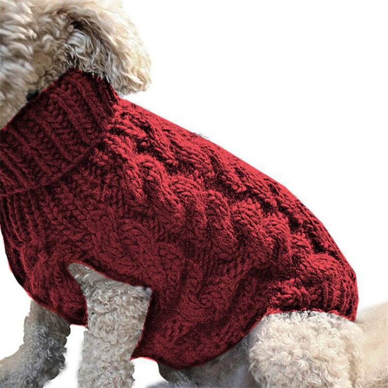 犬 服 ニット セーター タートルネック 犬服 ドッグウェア 暖か