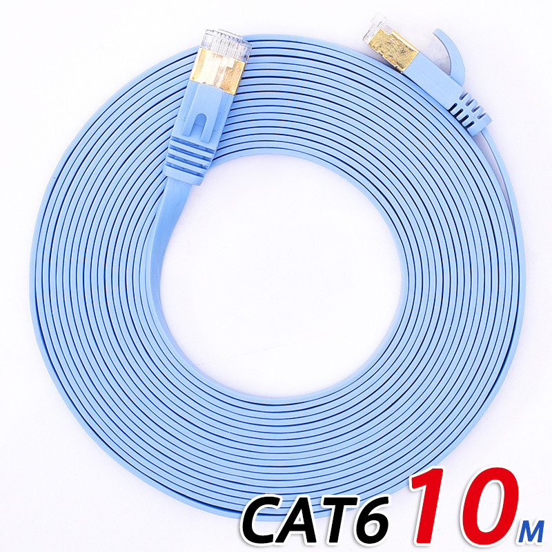 LANケーブル CAT6 10m 1ギガビット 高速通信対応 ツメ折れ防止 ラン
