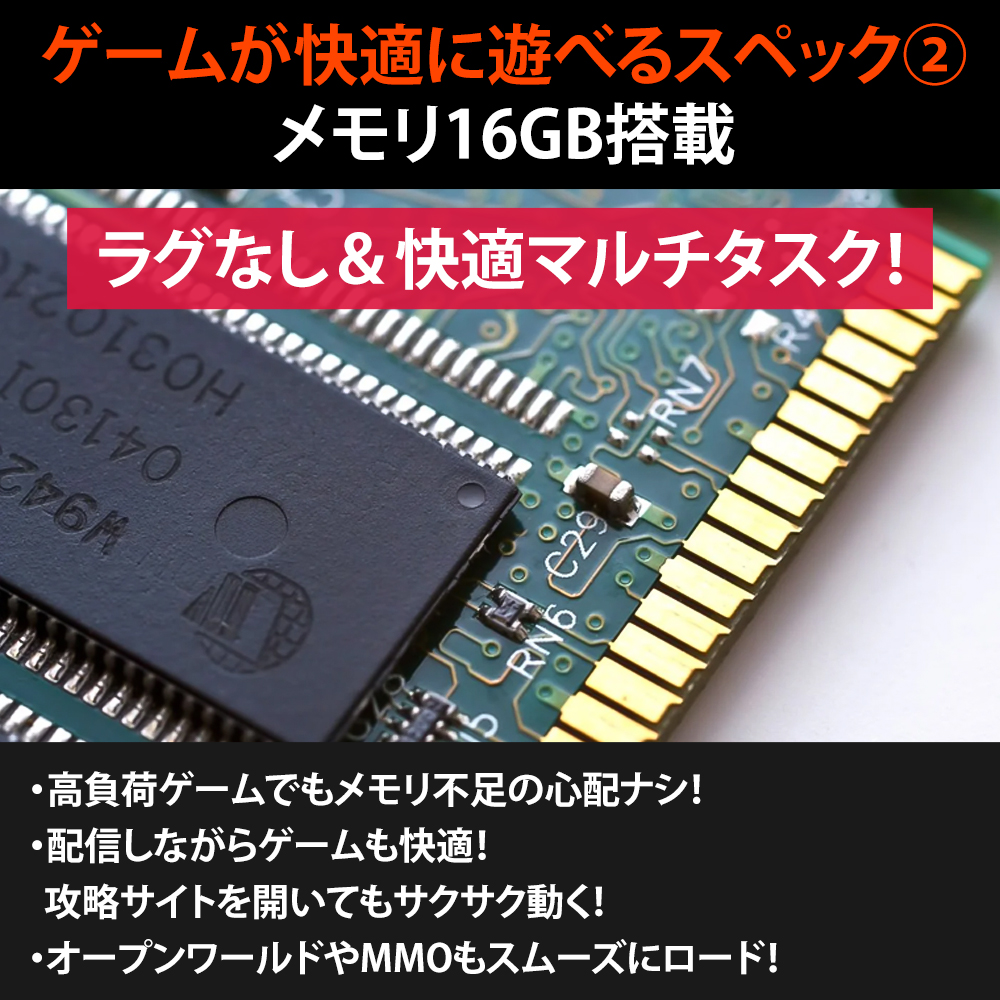 ゲーミングPC グラフィックボード GeForce GT 1030 22ワイド液晶