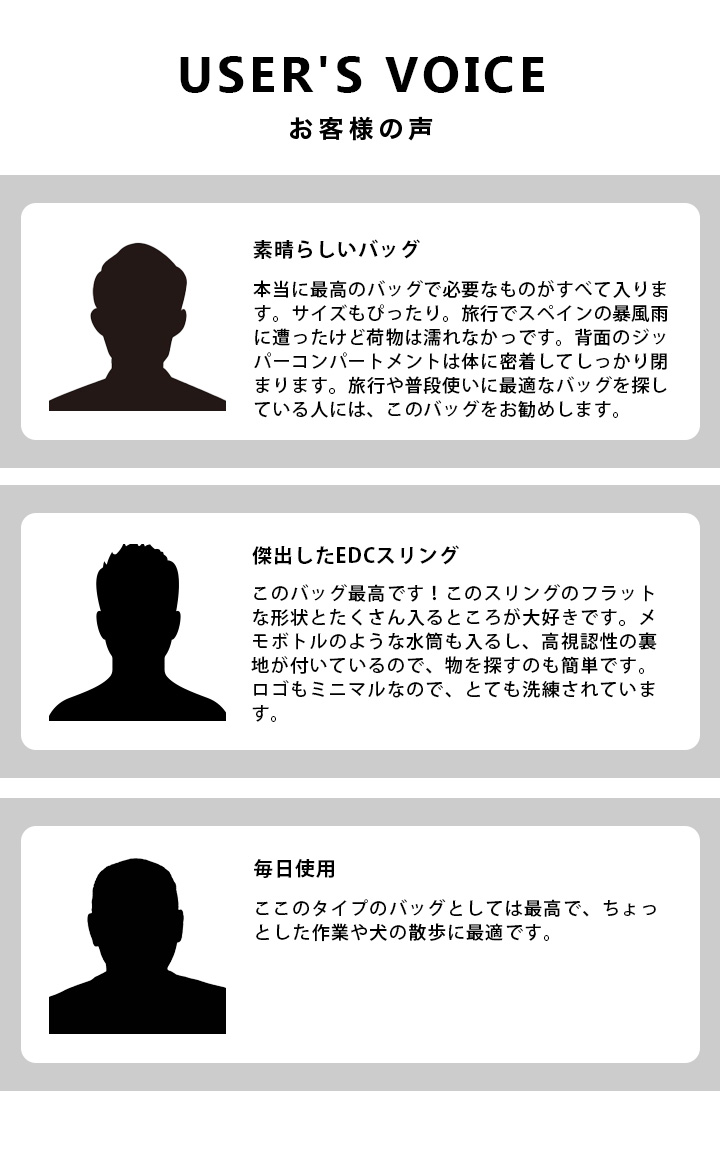 レビュー（お客様の声）