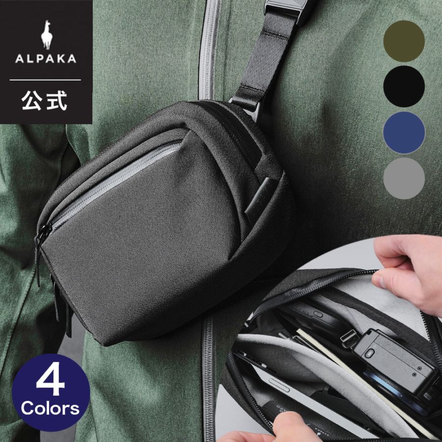 ALPAKA 【公式】GO SLING NANO スリングバッグ ショルダーバッグ 通勤