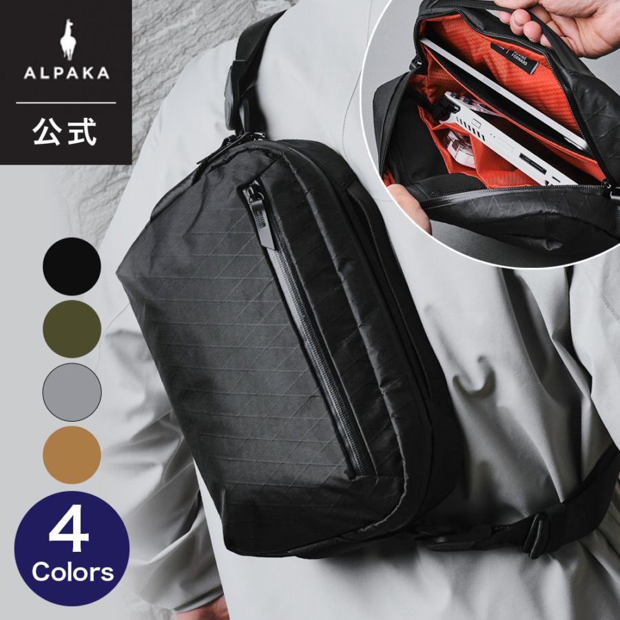 ALPAKA 【公式】GO SLING スリングバッグ ショルダーバッグ 5.5L
