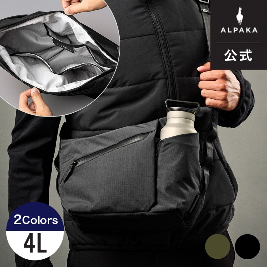 ALPAKA 【公式】FLOW SATCHEL 4L スリングバッグ ショルダーバッグ