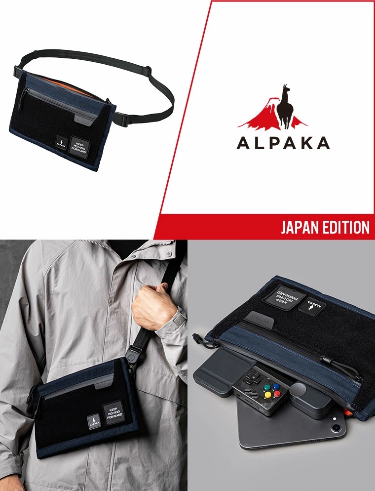 ALPAKA 【公式】日本先行発売 数量限定 ZIP POUCH MAX V2 JAPAN