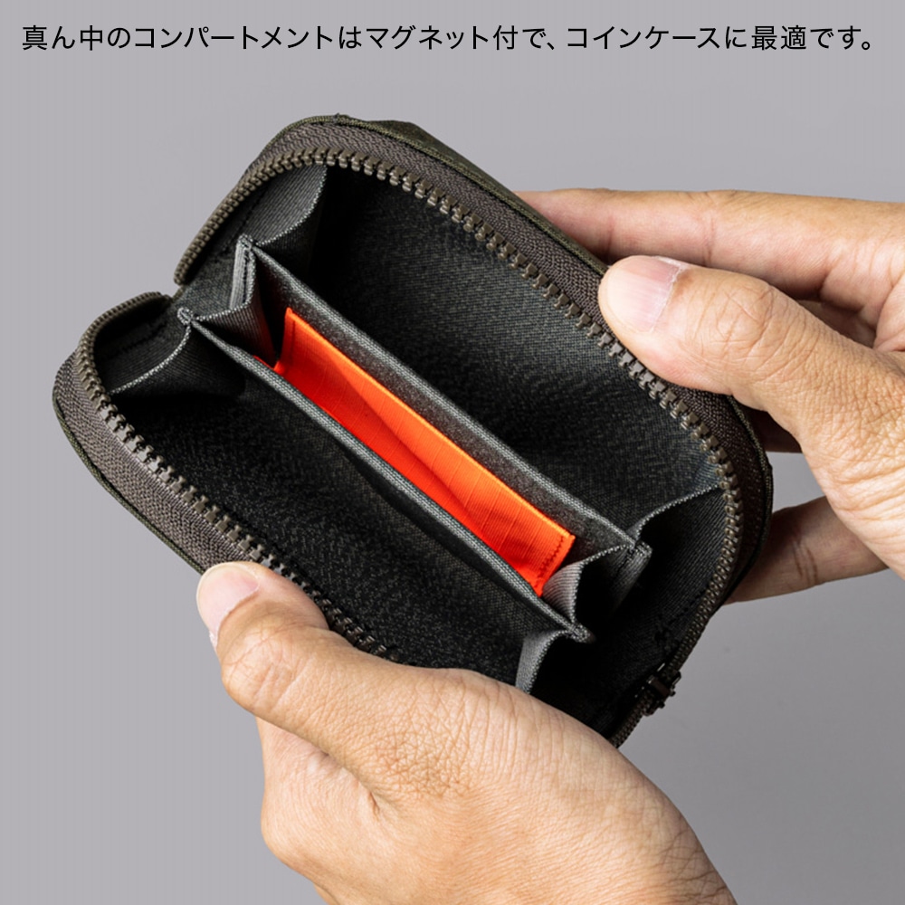 ALPAKA 【公式】[ALPAKA/アルパカ] HUB ZIP POCKET AXOFLUX ポーチ