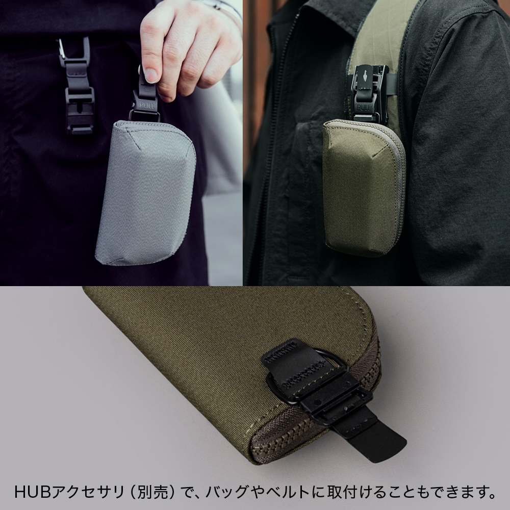 ALPAKA 【公式】[ALPAKA/アルパカ] HUB ZIP POCKET AXOFLUX ポーチ