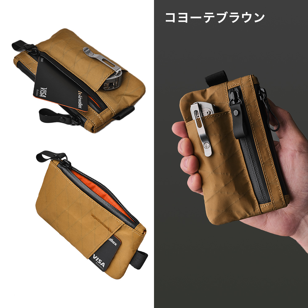 ALPAKA 【公式】[ALPAKA/アルパカ] ZIP CARDHOLDER X-Pac ポーチ