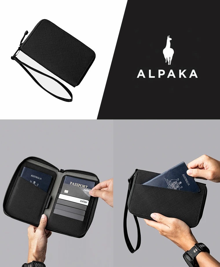 ALPAKA 【公式】[ALPAKA/アルパカ]日本正規代理店 ZIP PASSPORT WALLET