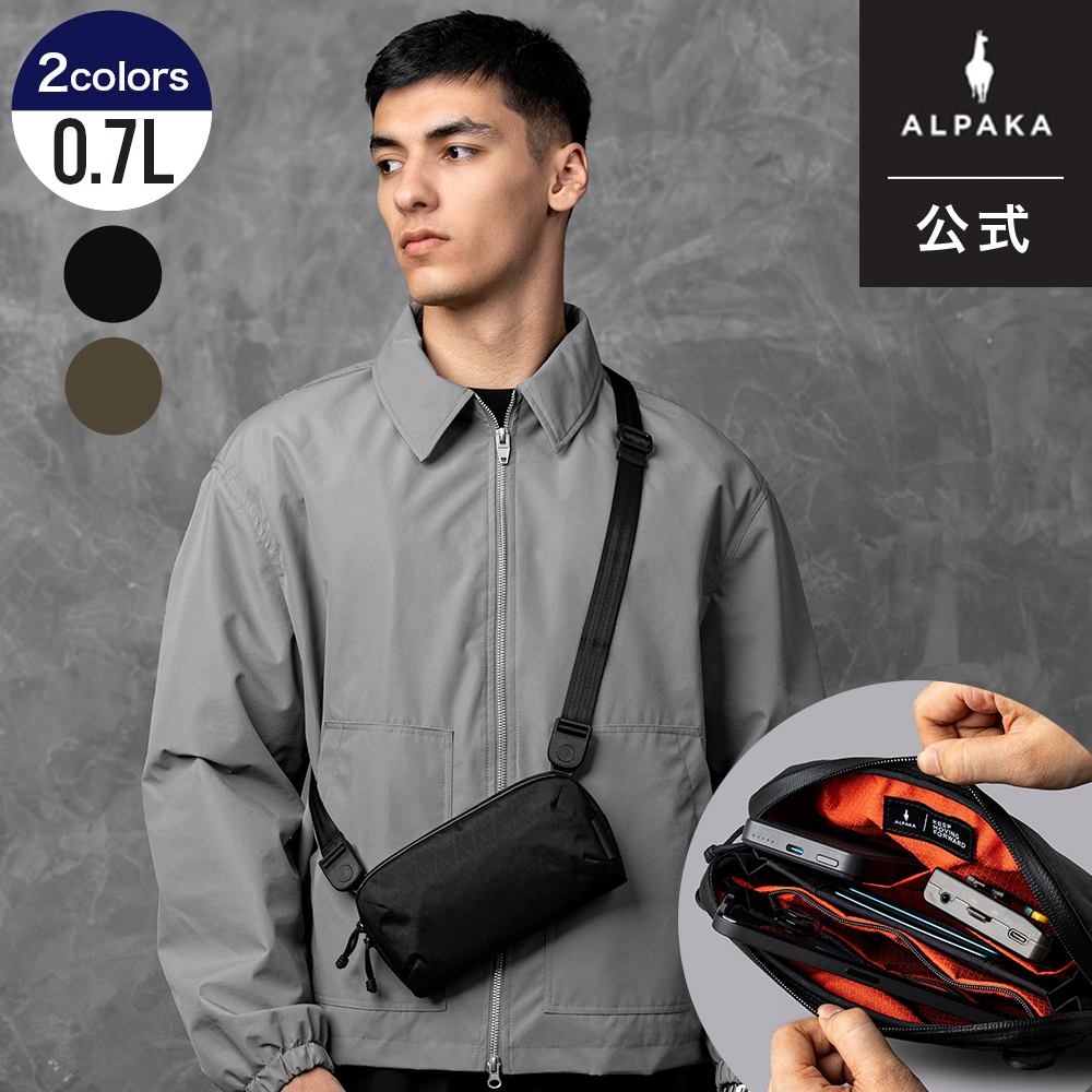 ALPAKA flight pouch pro クロスボディポーチ/バッグ 黒 Flight Pouch Pro