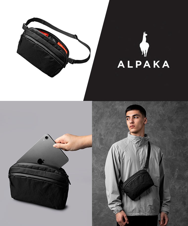 ALPAKA FLIGHT SLING (2L) X-PAC ショルダーバッグ スリングバッグ