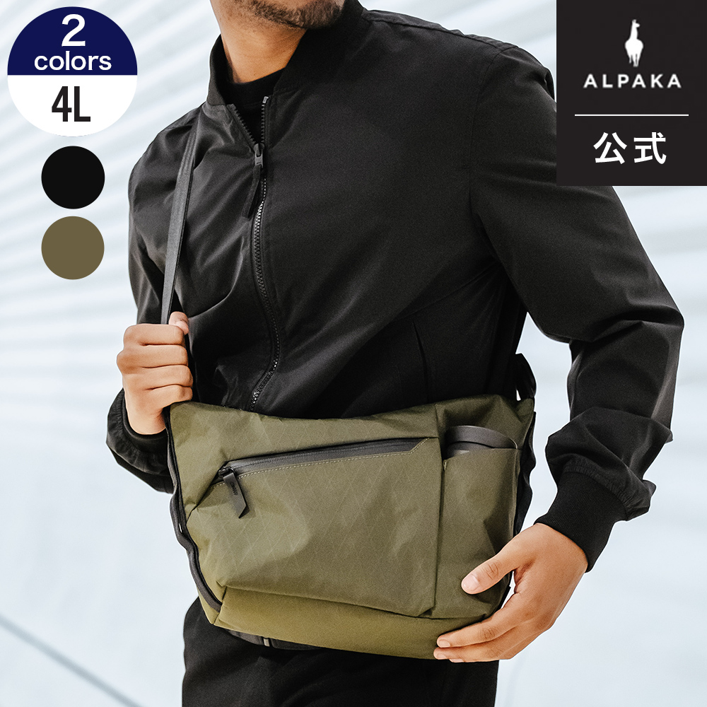 ALPAKA 公式 アルパカ スリングバッグ FLOW SATCHEL X-PAC 4L