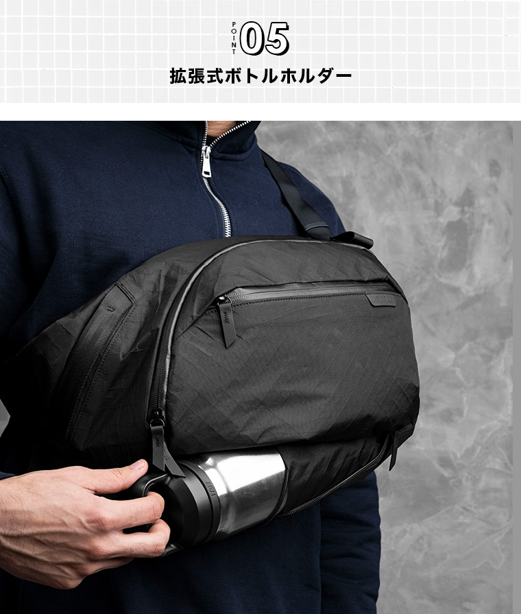 ALPAKA 公式 アルパカ ボディバッグ METRO CROSSBODY ULTRADYNE 7.5L