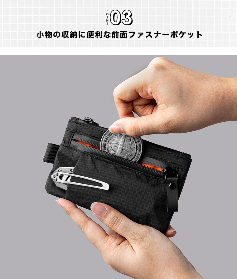 小物 816 公式】[ALPAKA/アルパカ] ZIP POUCH PRO ULTRADYNE コンパクト 軽量