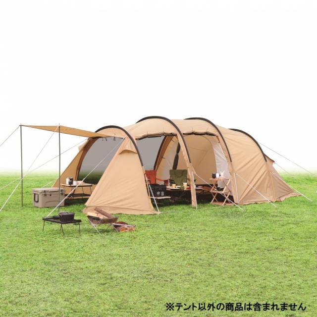 イグニオ 2ルーム型テント IG19410TT キャンプ ドームテント 4人用 : BROWN IGNIO  :7005040501:アルペングループヤフー店 - 通販 - Yahoo!ショッピング