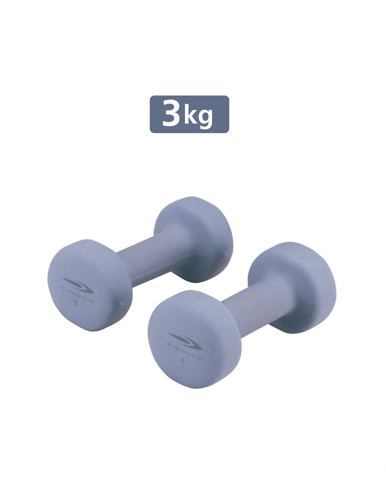 ダンベル TIGORA ティゴラ DANDANダンベル 3KG 2本入り 鉄 カラーダンベル