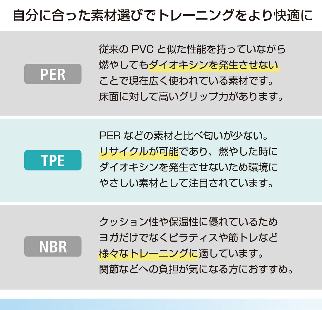TIGORA（ティゴラ） ポーズしやすいアシストライン入り TPE素材