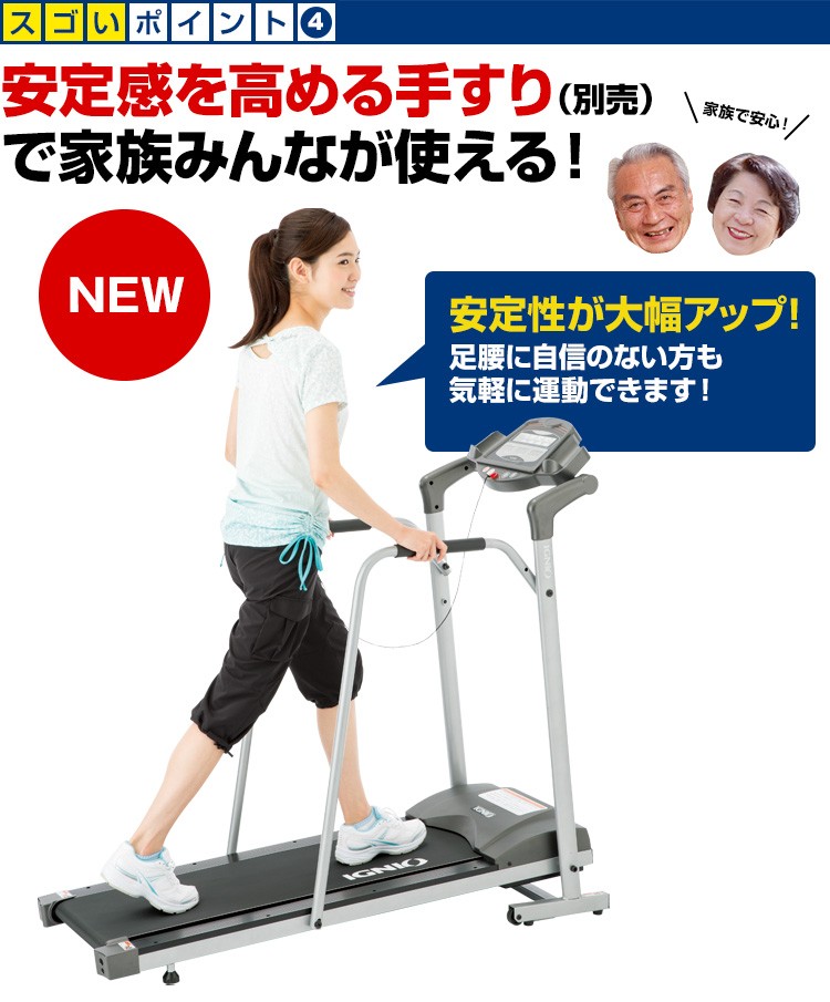 イグニオ 電動ウォーキングマシンW6トレッドミル