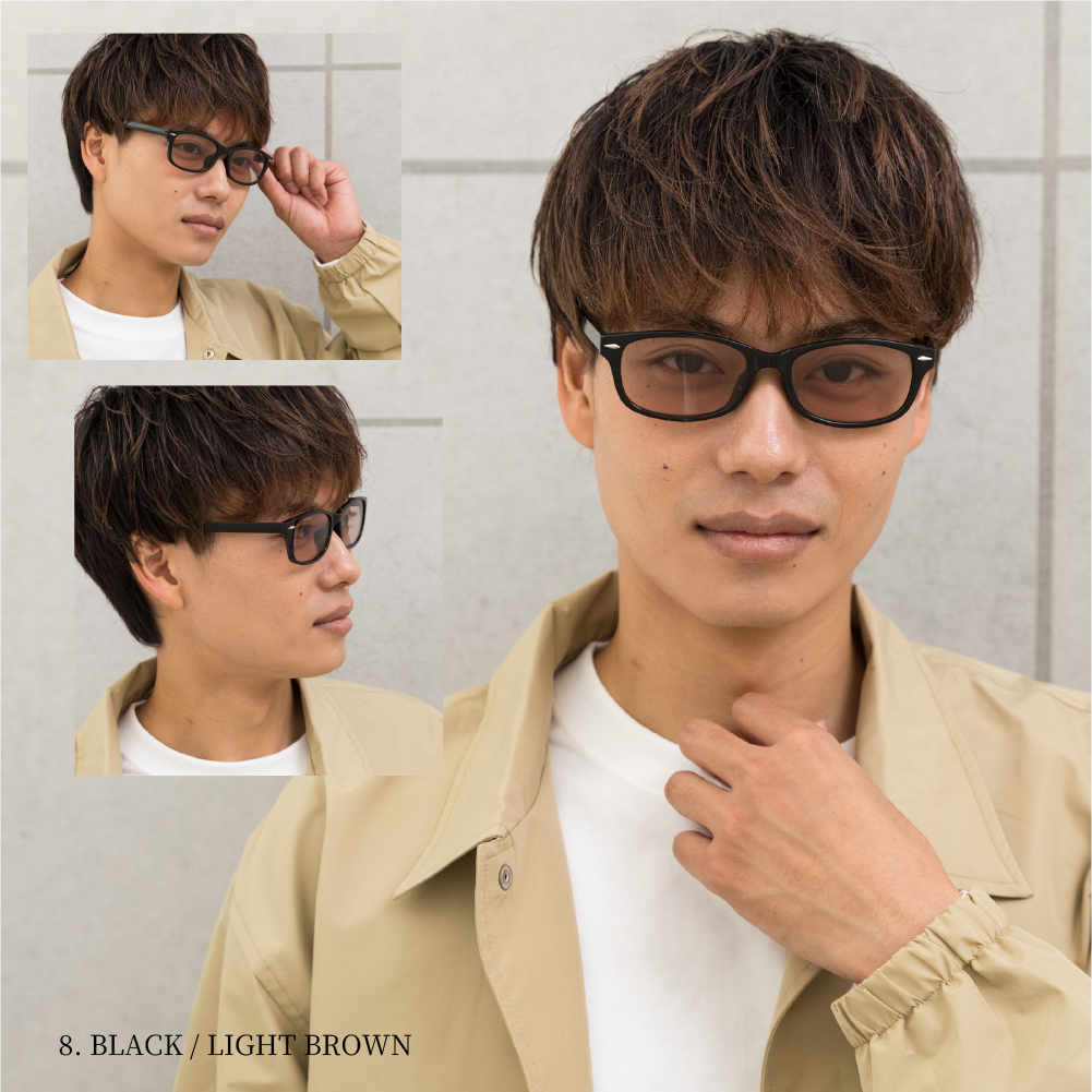 鯖江企画】GLADELI G50-35 全4色 おしゃれ サングラス 伊達メガネ