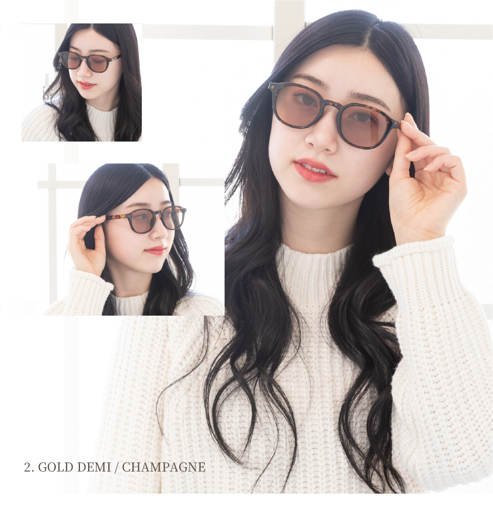 鯖江企画】GLADELI G50-53 全7色 おしゃれ サングラス 伊達メガネ UV99