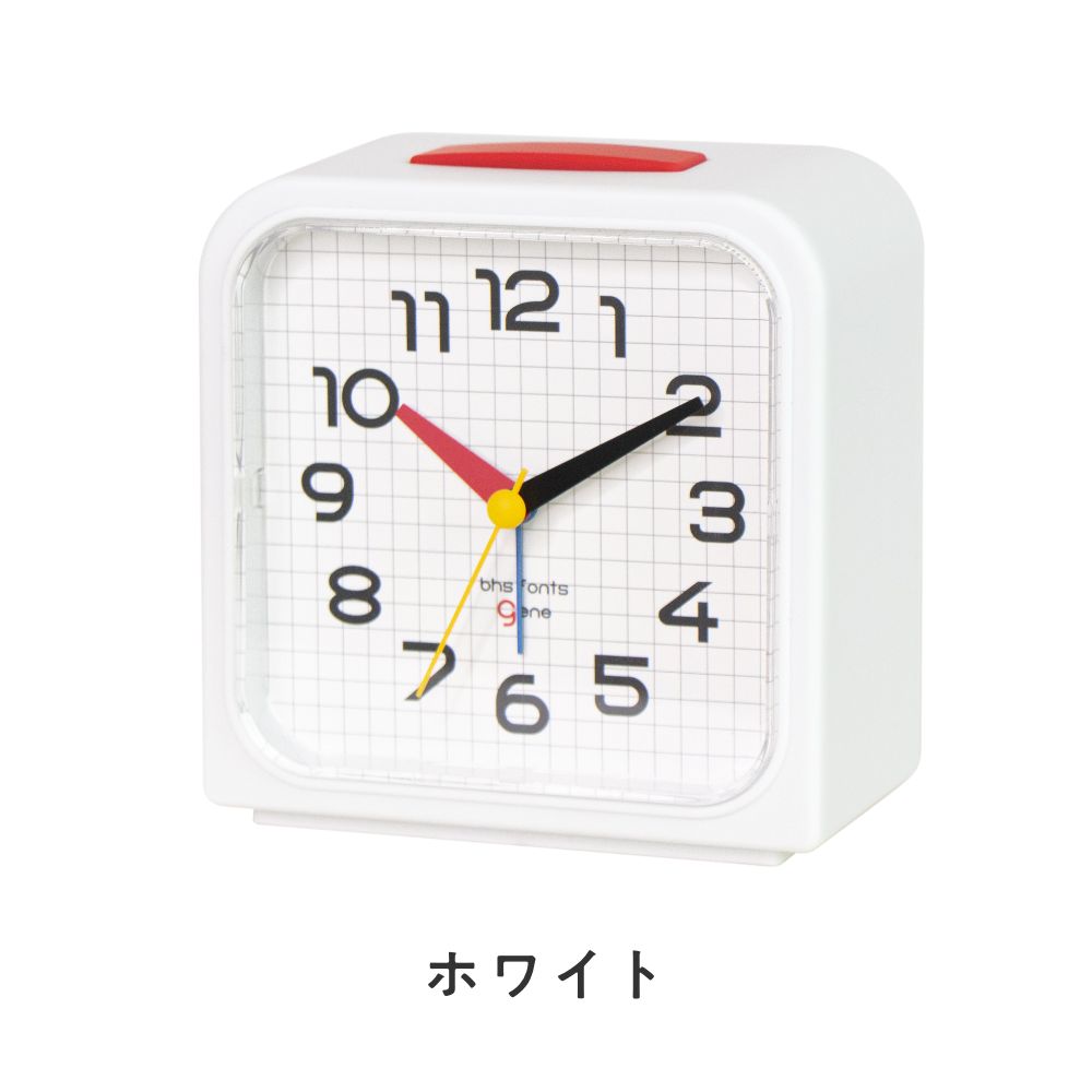EL COMMUN Bayer Sans DCL-005 全2色 エルコミューン 005/006 アラームクロック バウハウス ユニバーサル 置き時計 時計 |  | 01