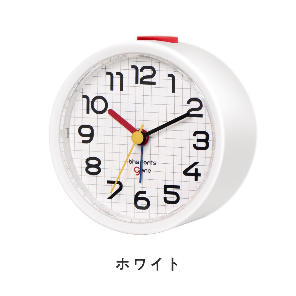 EL COMMUN Bayer Sans DCL-007/008 全2色 エルコミューン アラームクロック バウハウス ユニバーサル 置き時計 時計 |  | 01